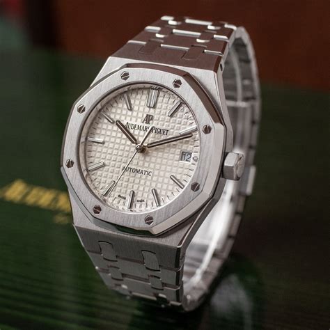 audemars piguet royal oak white dial|ap royal oak 41mm price.